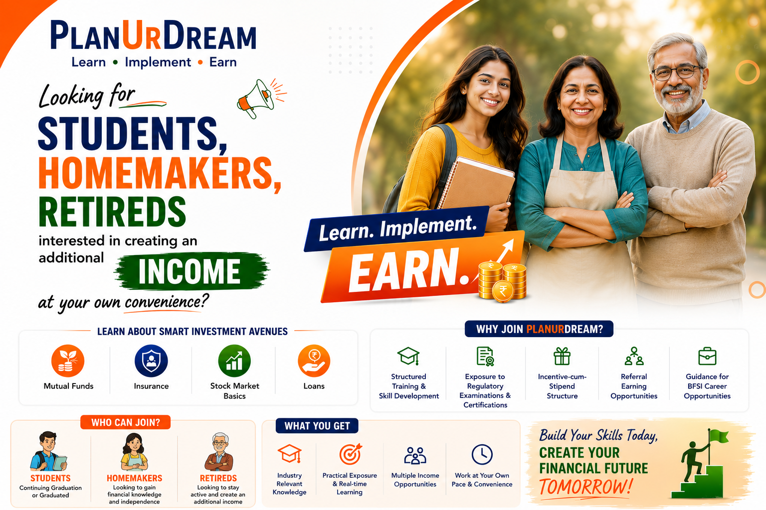 Learn While You Earn - PlanUrDream Cuttack